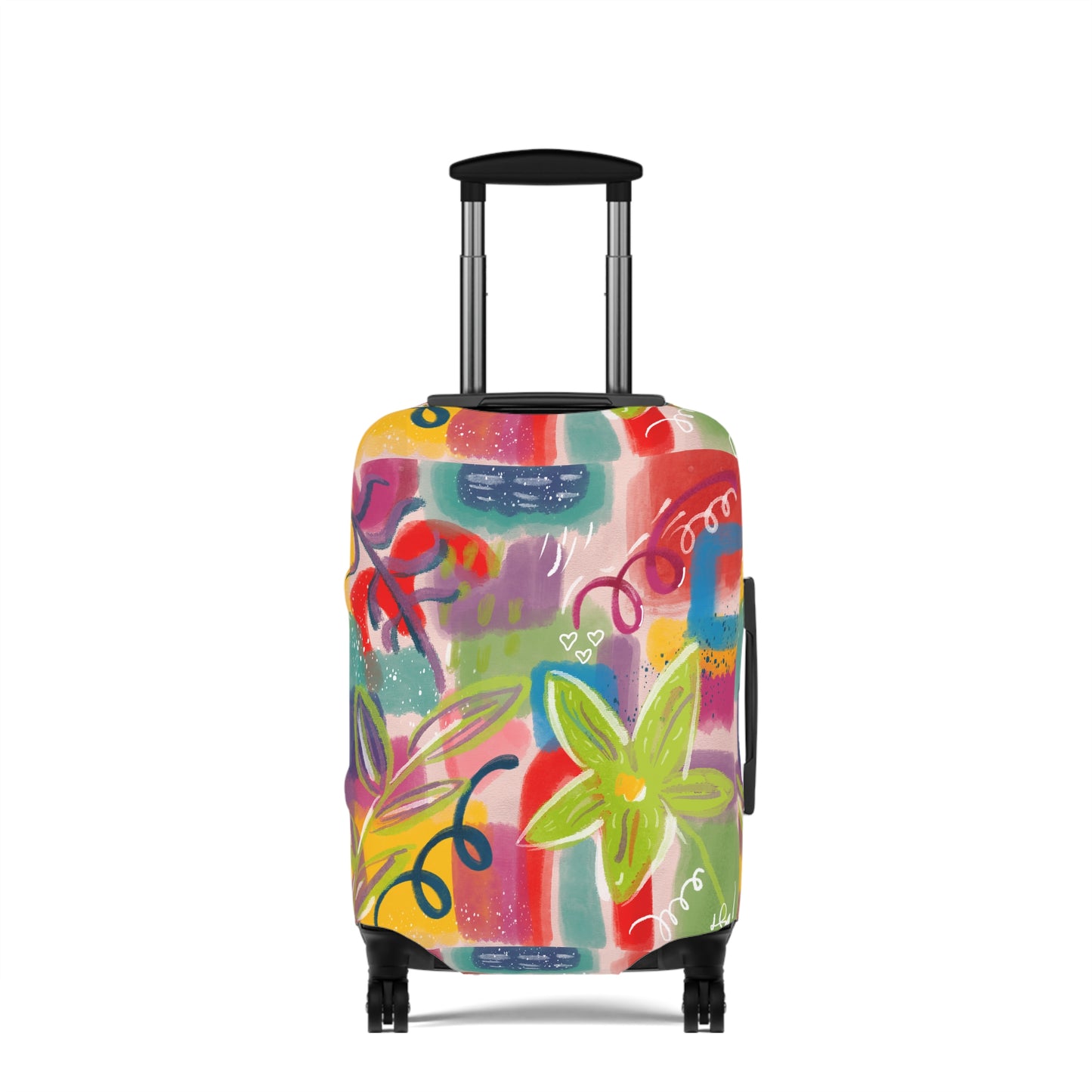 Recife Brazil Inspired Luggage Cover - Colorful Travel Accessory