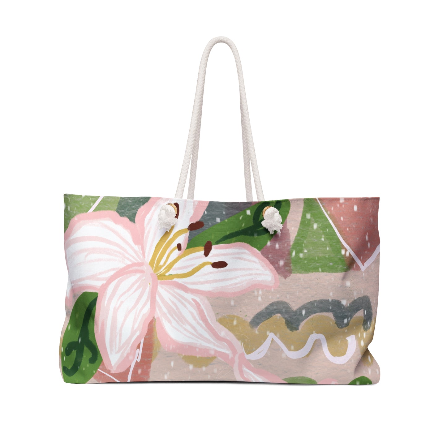 Abstract Lilies Weekender Bag