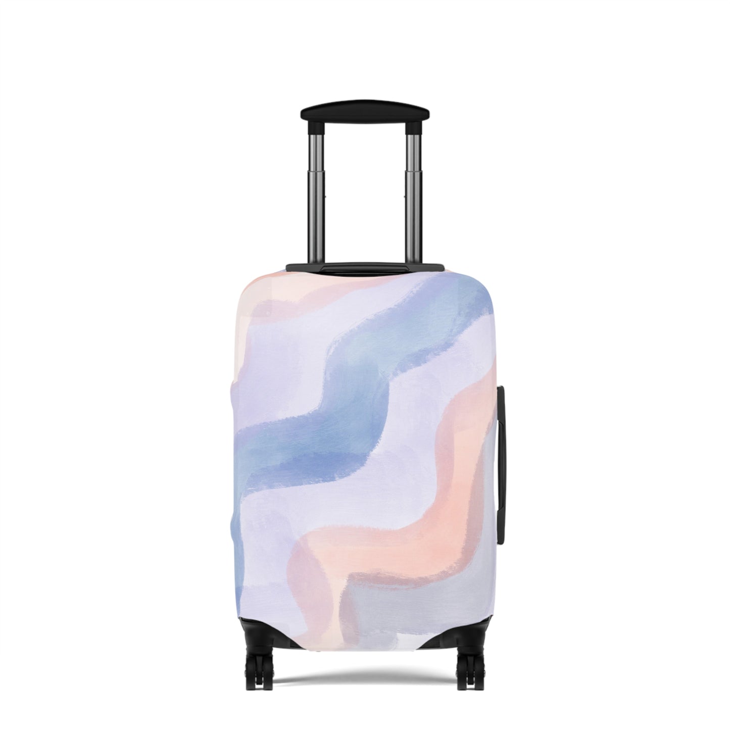 Cotton Candy Skies Minimalist Luggage Cover - Colorful Travel Accessory