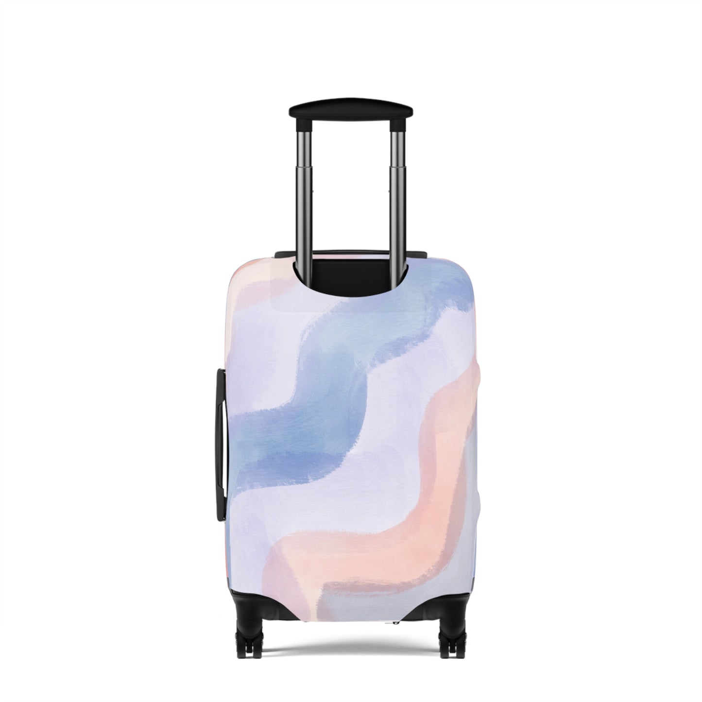 Cotton Candy Skies Minimalist Luggage Cover - Colorful Travel Accessory