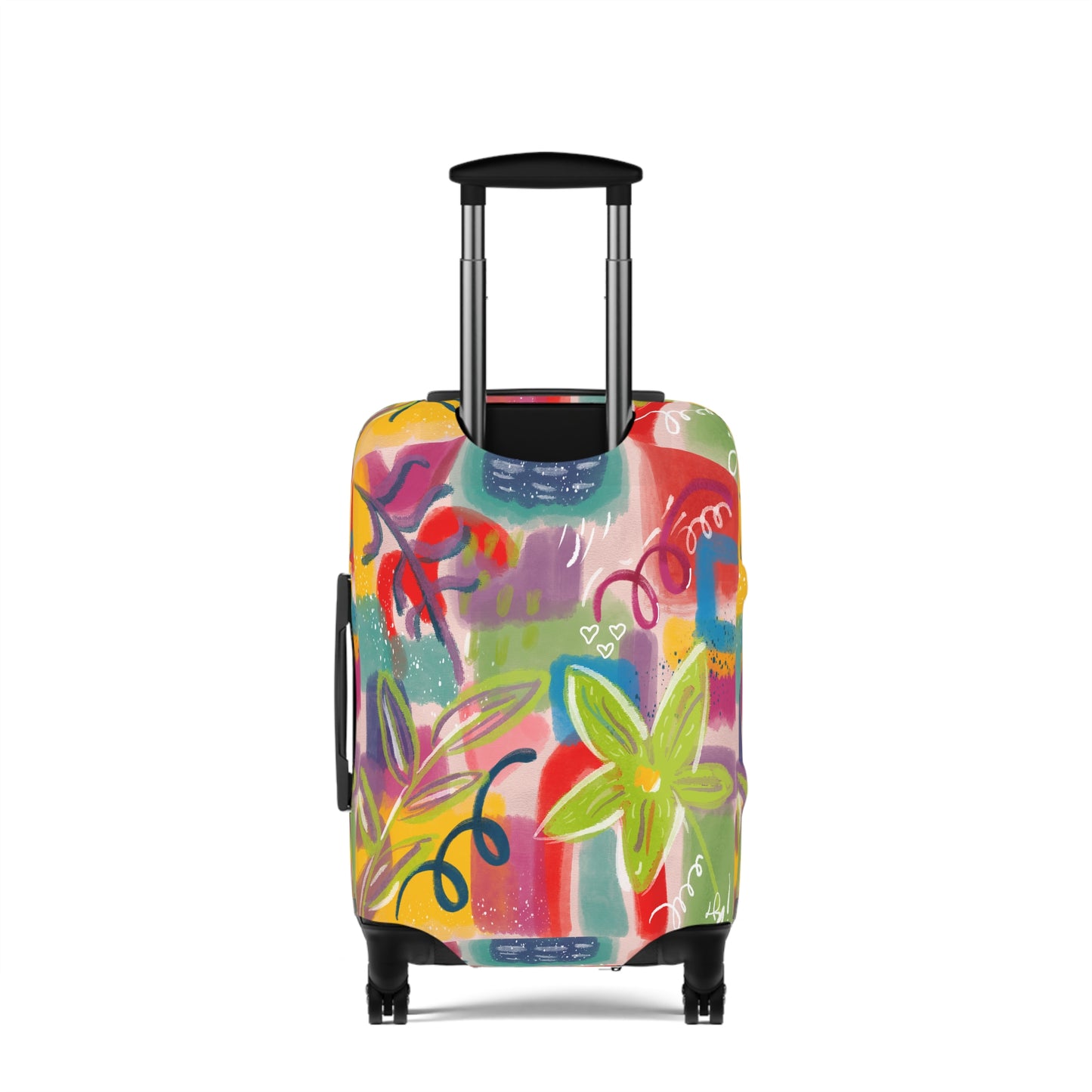 Recife Brazil Inspired Luggage Cover - Colorful Travel Accessory