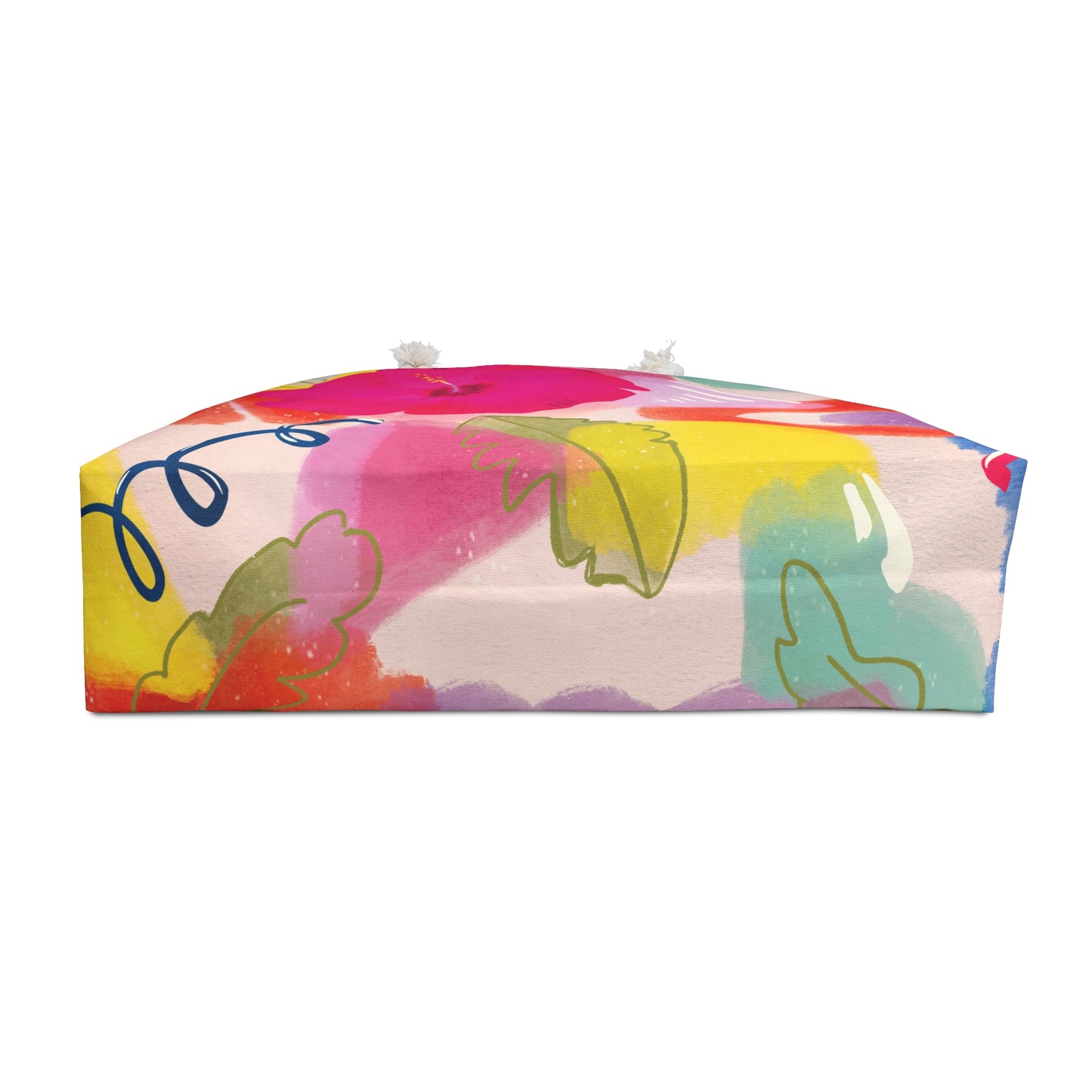 Rio Weekender Bag - Fun Colorful Hibiscus Flower Brazil Inspired