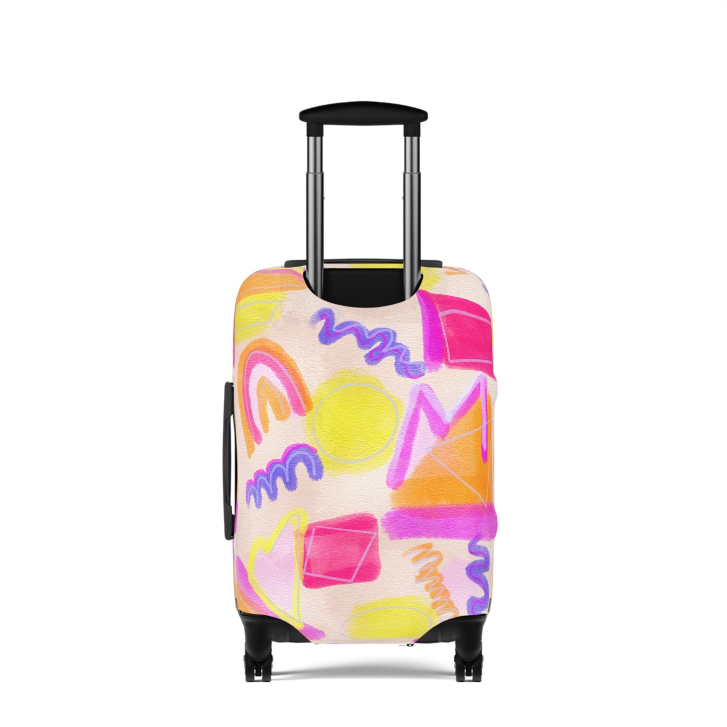 Abstract Murano Italy Luggage Cover - Colorful Travel Accessory