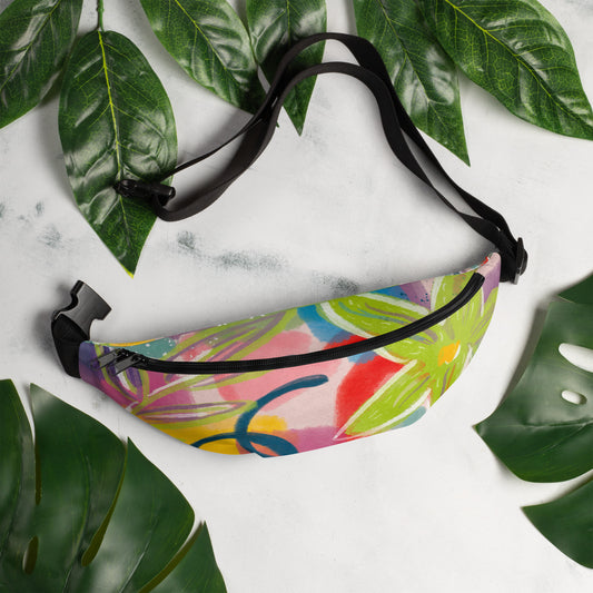 Recife Abstract Floral Fanny Pack