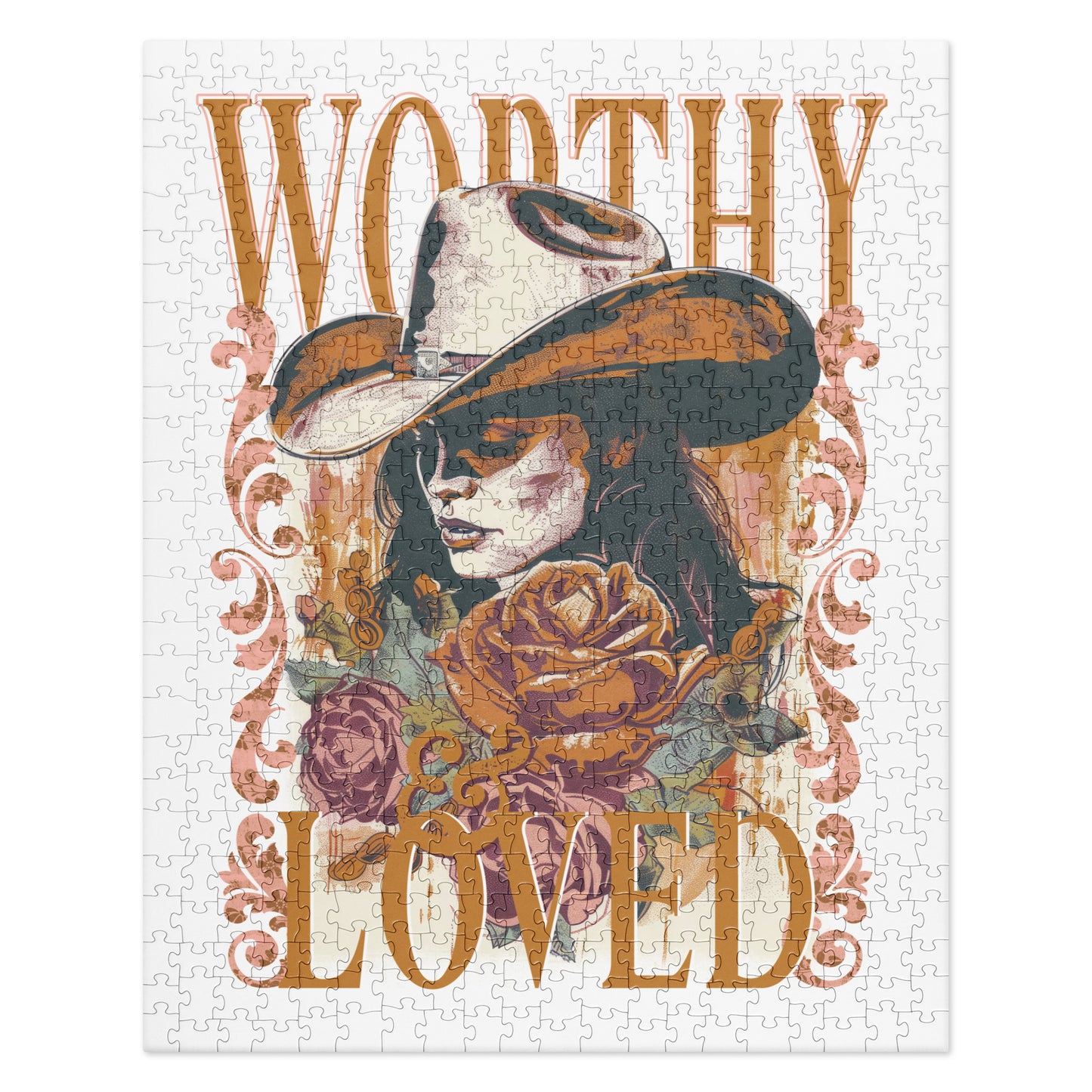 WORTHY & LOVED Jigsaw puzzle