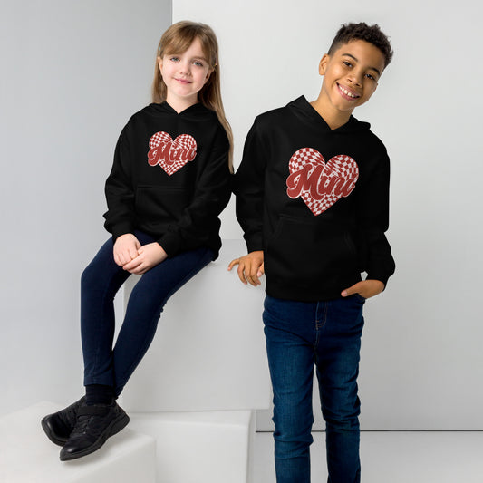 Mama mini matching Kids fleece hoodie