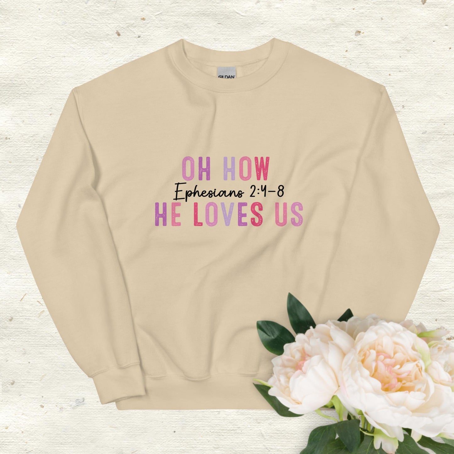 God's love Valentine Sweatshirt
