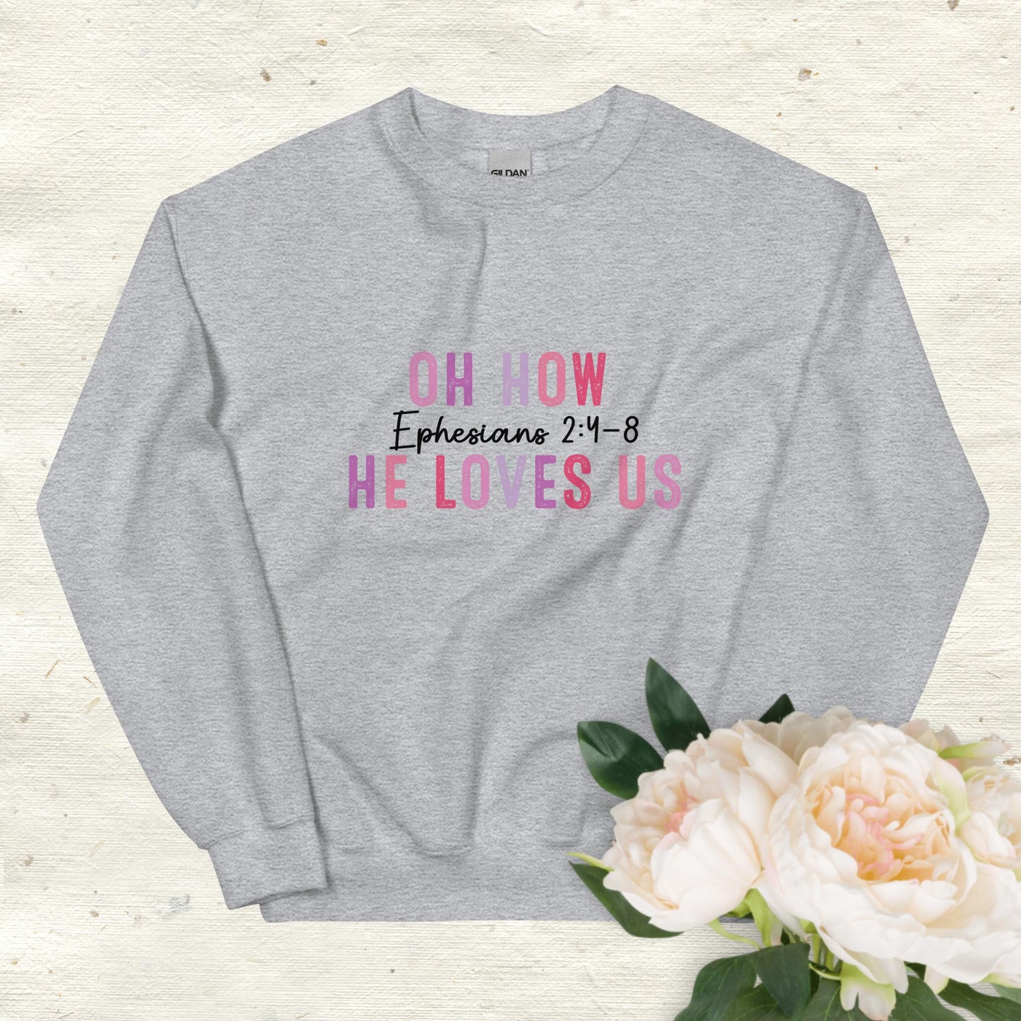 God's love Valentine Sweatshirt