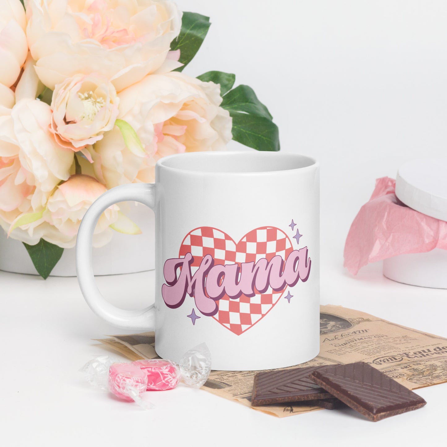 Mama mini Valentines Day matching mug