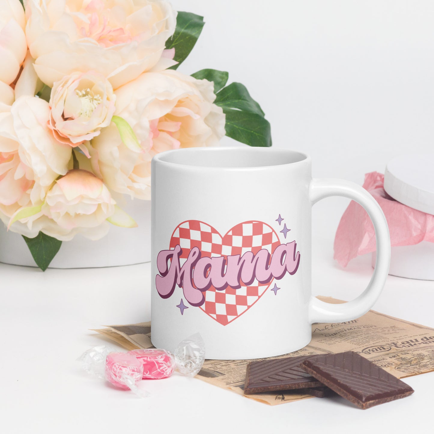 Mama mini Valentines Day matching mug