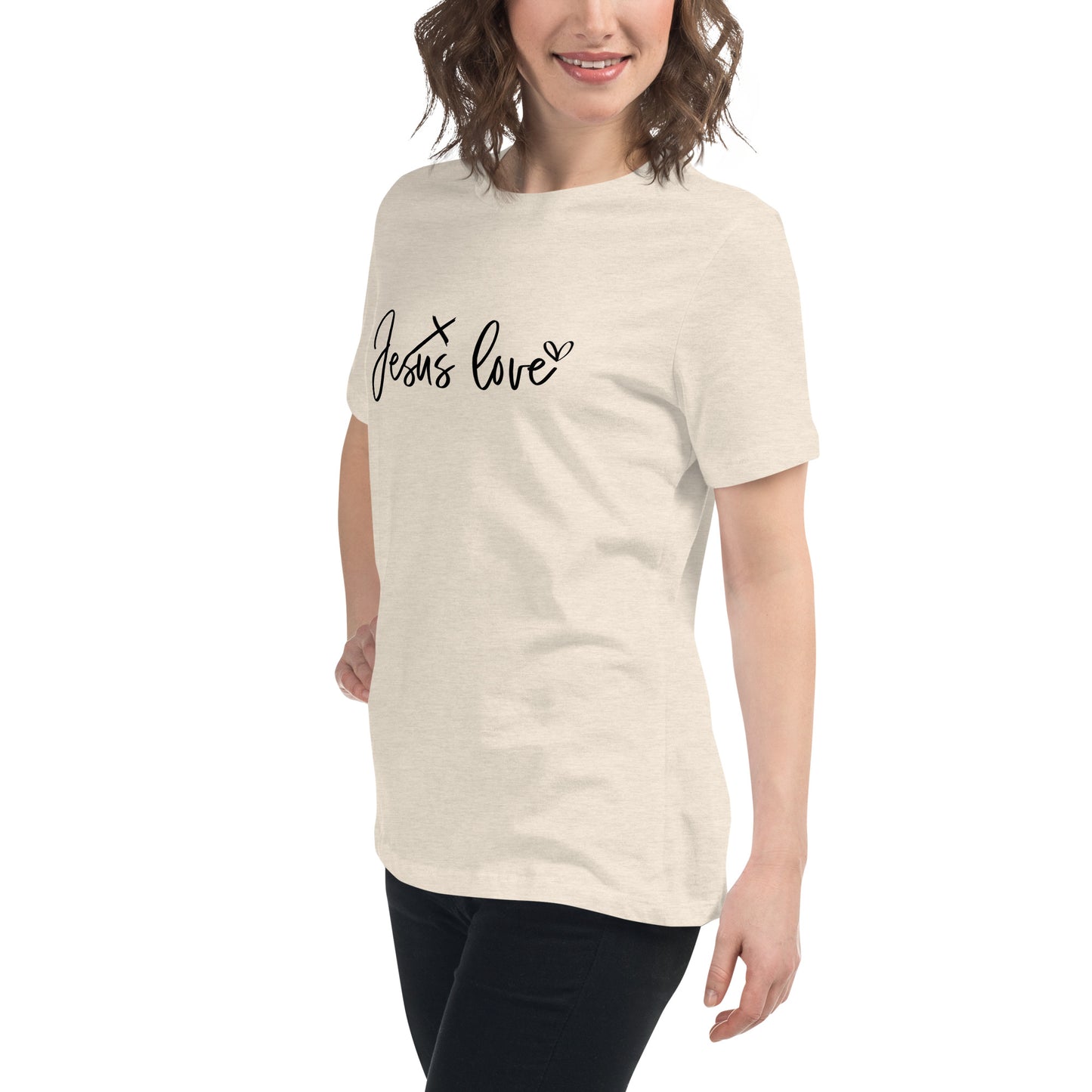 Jesus Love Women's Relaxed T-Shirt