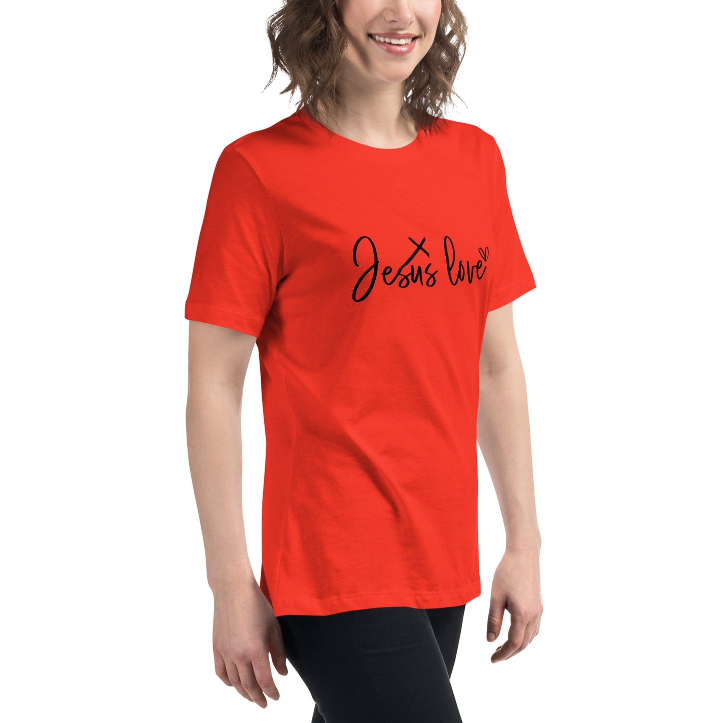 Jesus Love Women's Relaxed T-Shirt